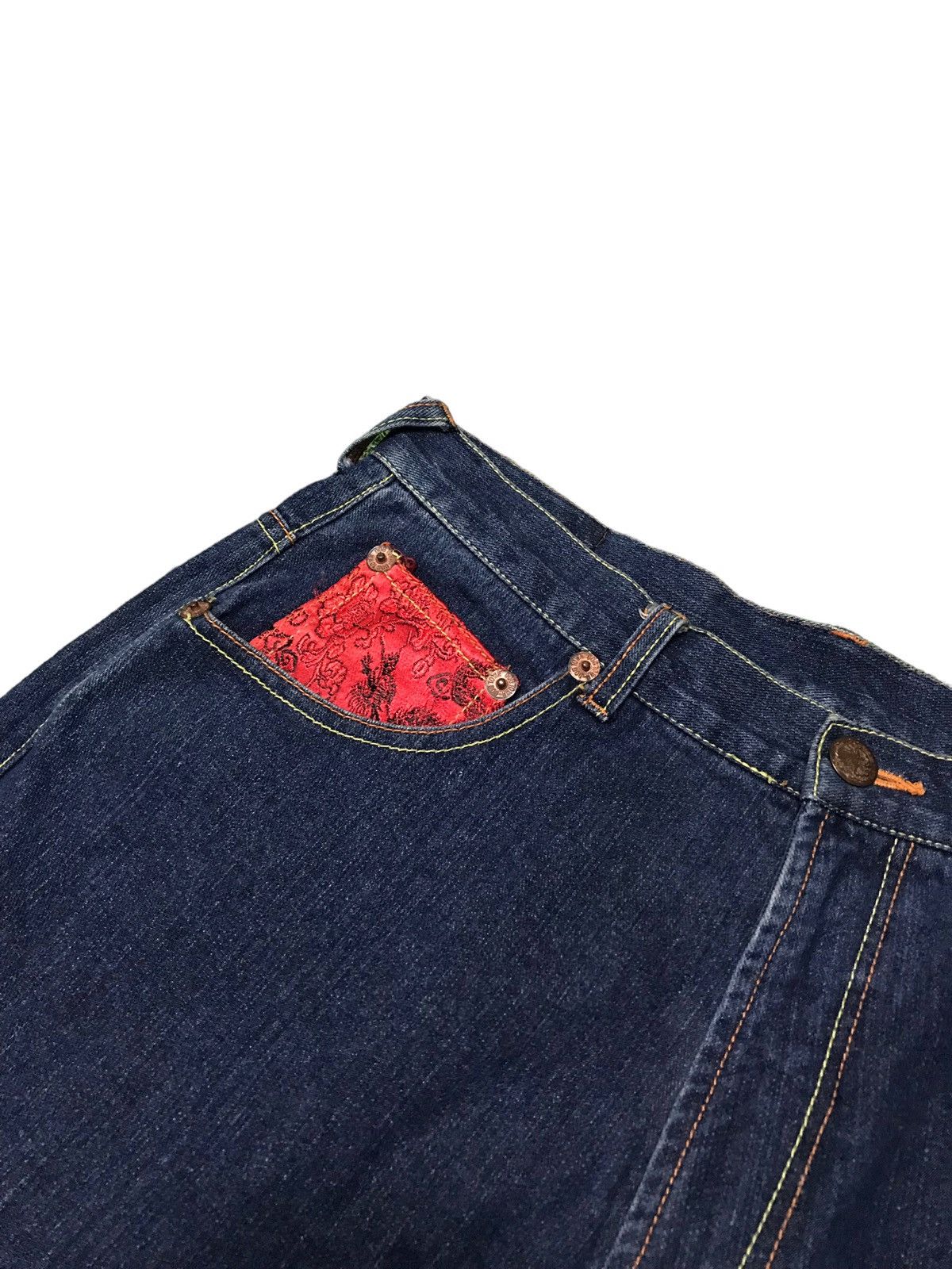 Dogtown VERY RARE🔥 Dogtown Black Dragon Embroidery Baggy Jeans Size US 32 / EU 48 - 4 Thumbnail