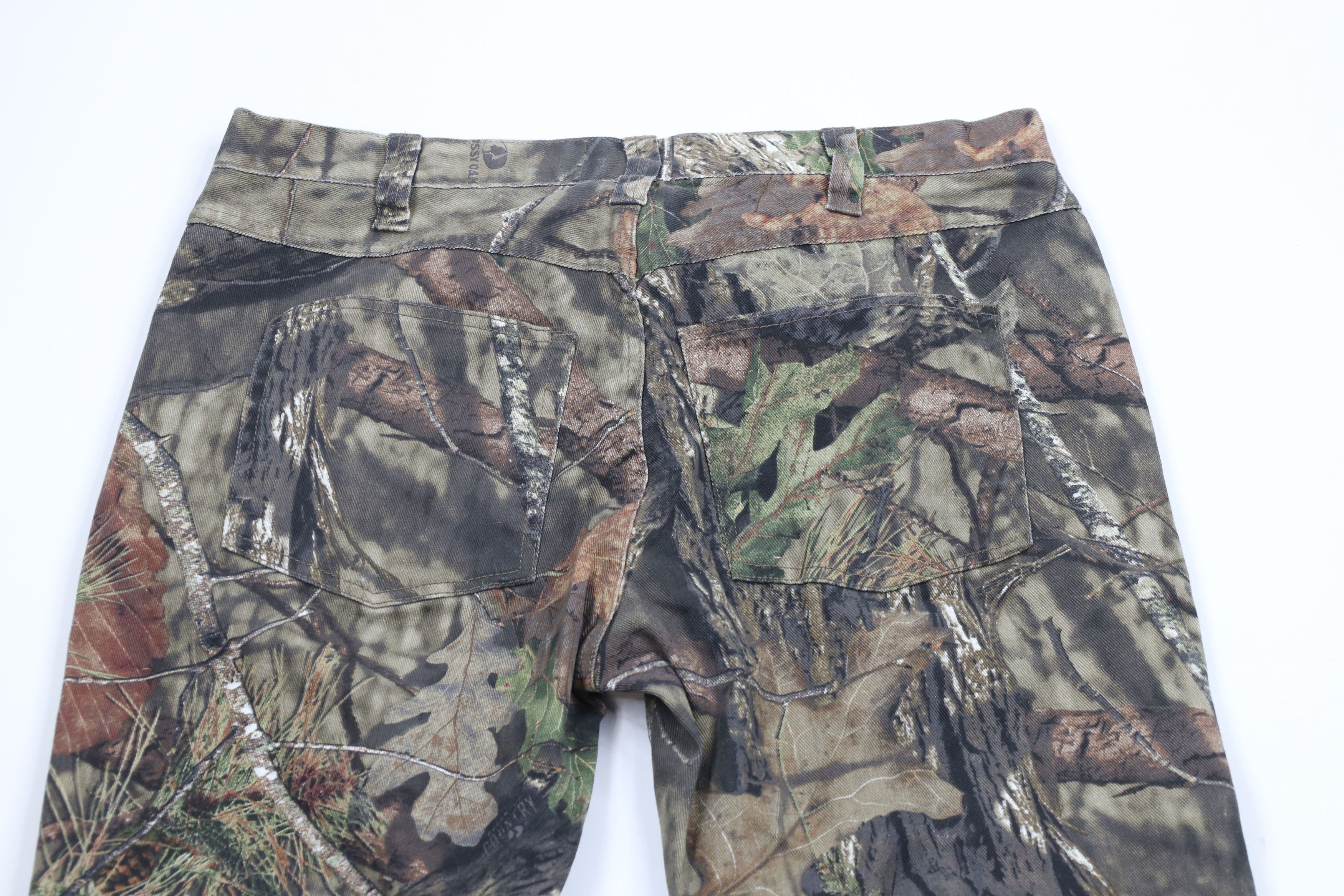 Mossy Oaks × Vintage Vintage Mossy Oak Camouflage Stretch Wide Leg Denim Jeans Size US 36 / EU 52 - 8 Thumbnail