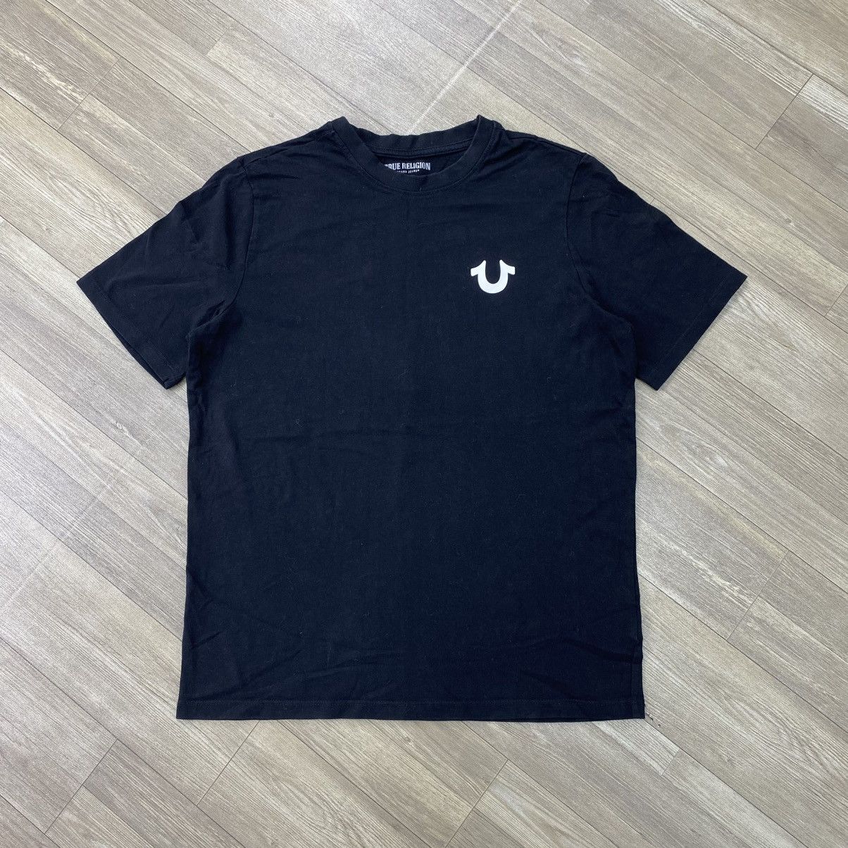 True Religion Vintage True Religion Palm Leaf Patterned Horseshoe Logo Tee Size US M / EU 48-50 / 2 - 10 Thumbnail