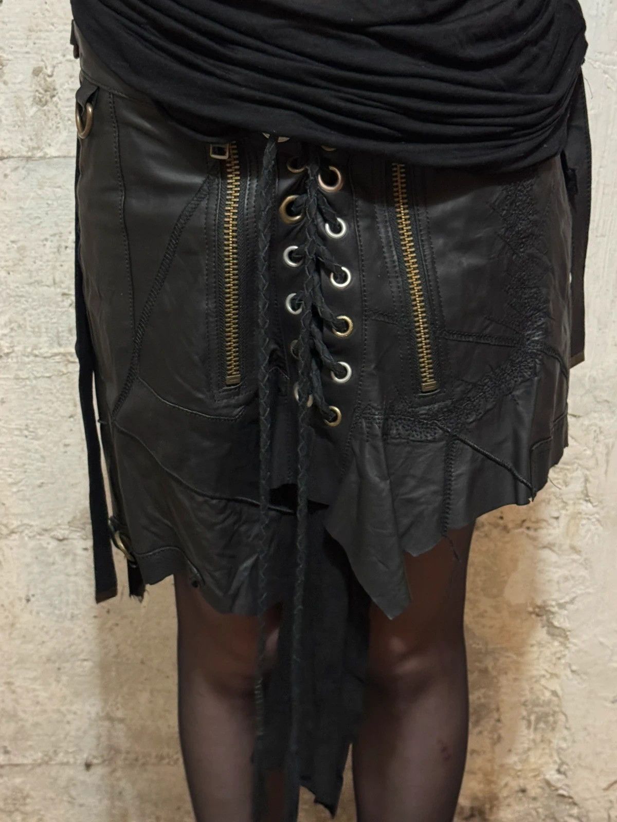 If Six Was Nine If six was nine i6w9 mud leather skirt Size 28" / US 6 / IT 42 - 4 Thumbnail