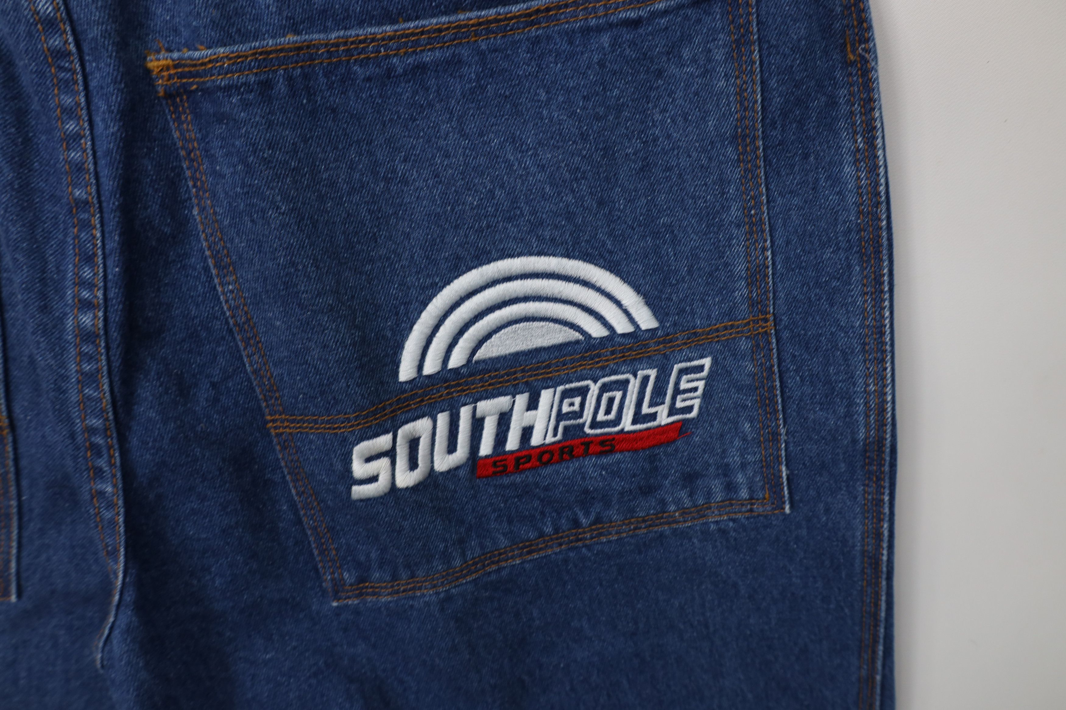 Southpole Deadstock Vintage 90s Y2K Southpole Fit Wide Leg Denim Jeans Size US 36 / EU 52 - 14 Thumbnail