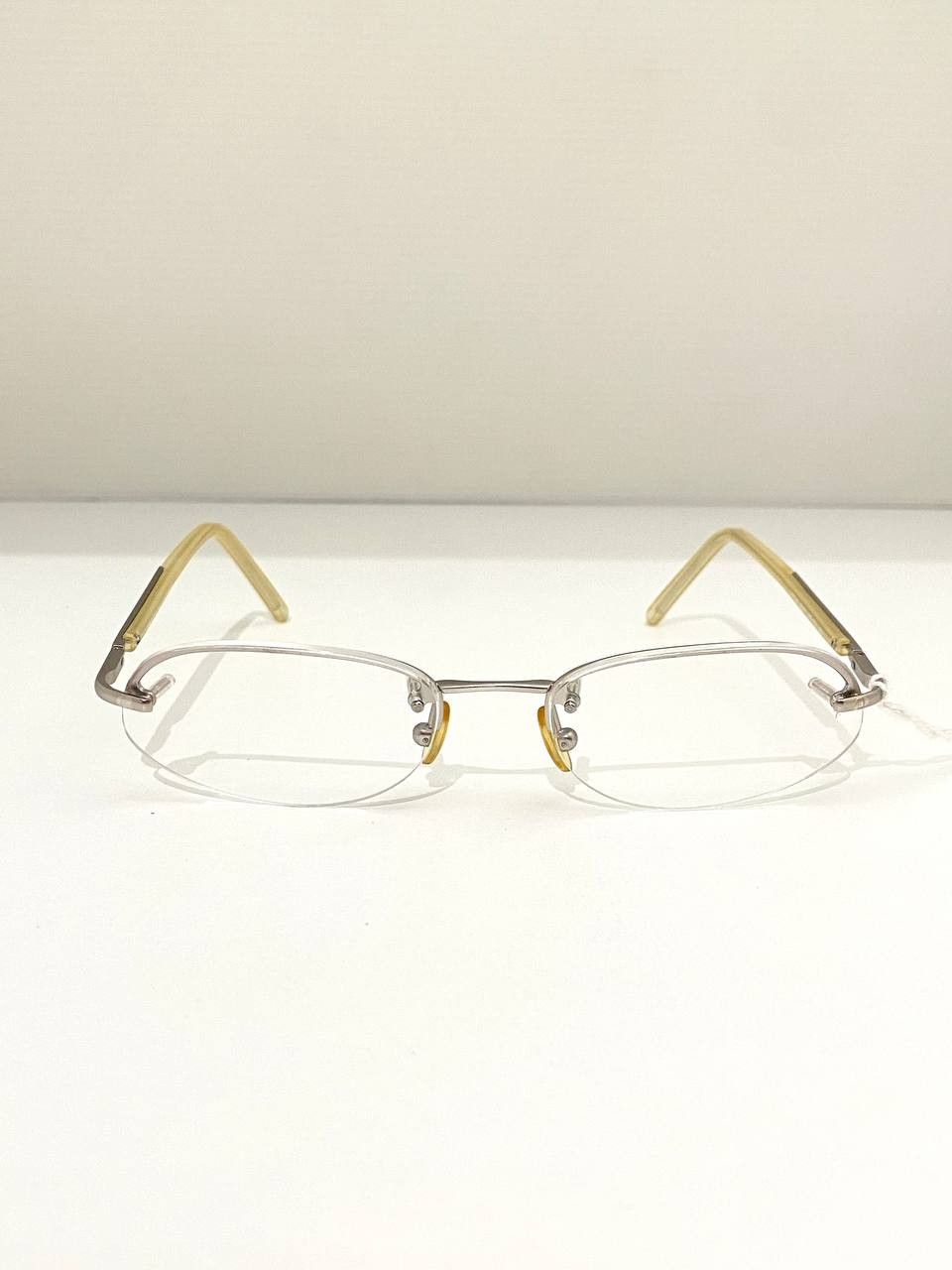Prada Prada Logo Rimless Retro Oval Vintage Eyeglasses Size ONE SIZE - 4 Thumbnail