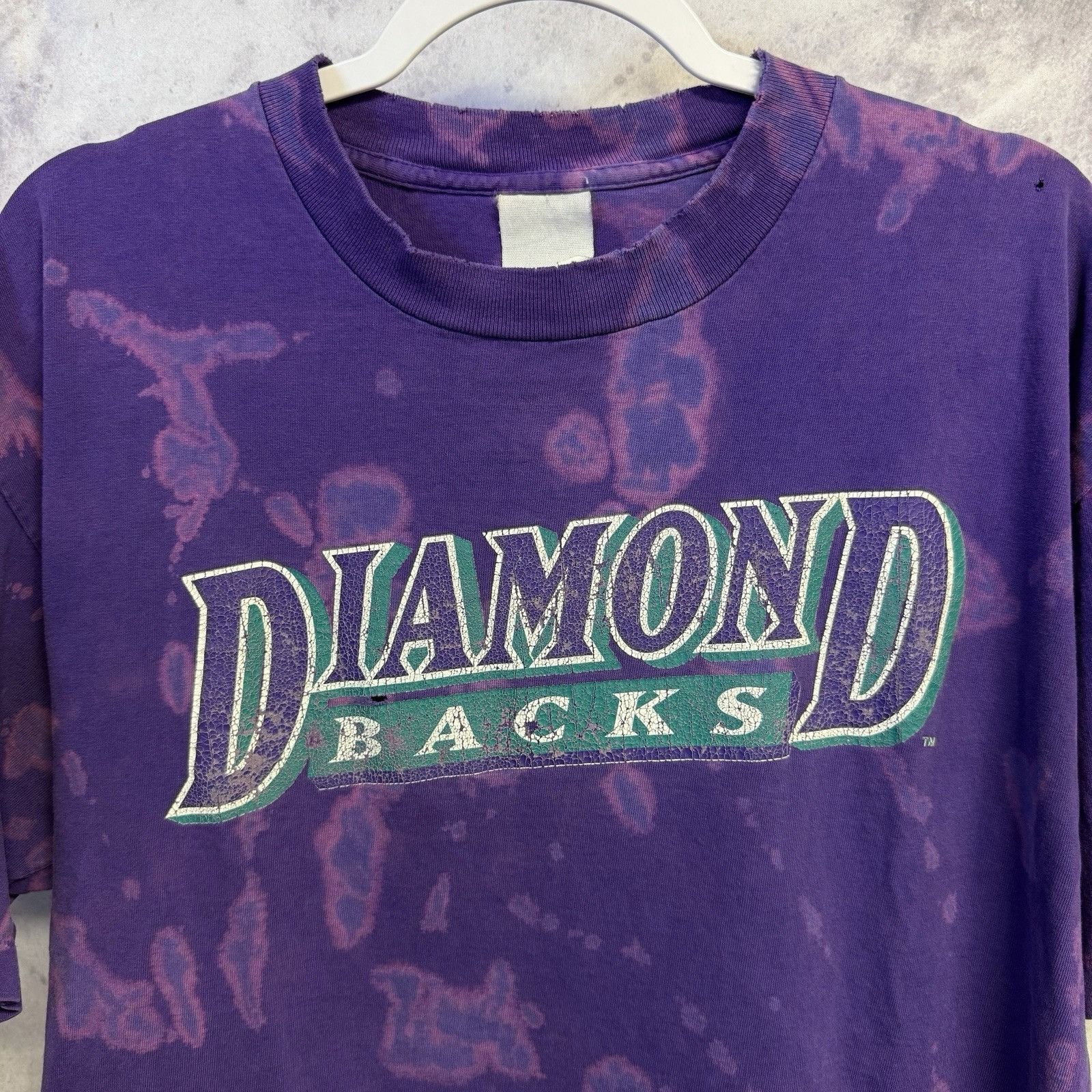 MLB Vintage Arizona Diamondbacks T Shirt Mens XL 23x27 Purple Size US XL / EU 56 / 4 - 1 Thumbnail