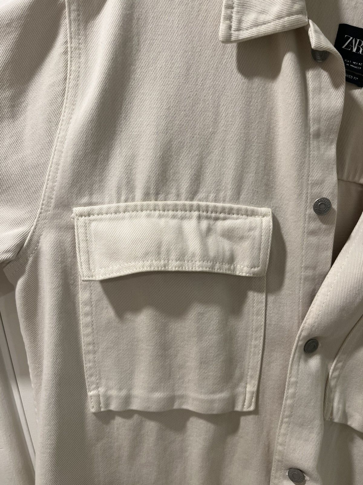 Zara Denim Shirt Jacket Size US L / EU 52-54 / 3 - 4 Thumbnail