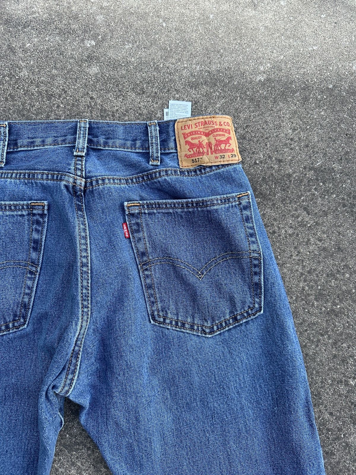 Levi's × Levi's Vintage Clothing × Vintage Levi’s 512 Bootcut Flare Blue Jeans Released Hem Denim 32x30 Size US 32 / EU 48 - 9 Thumbnail