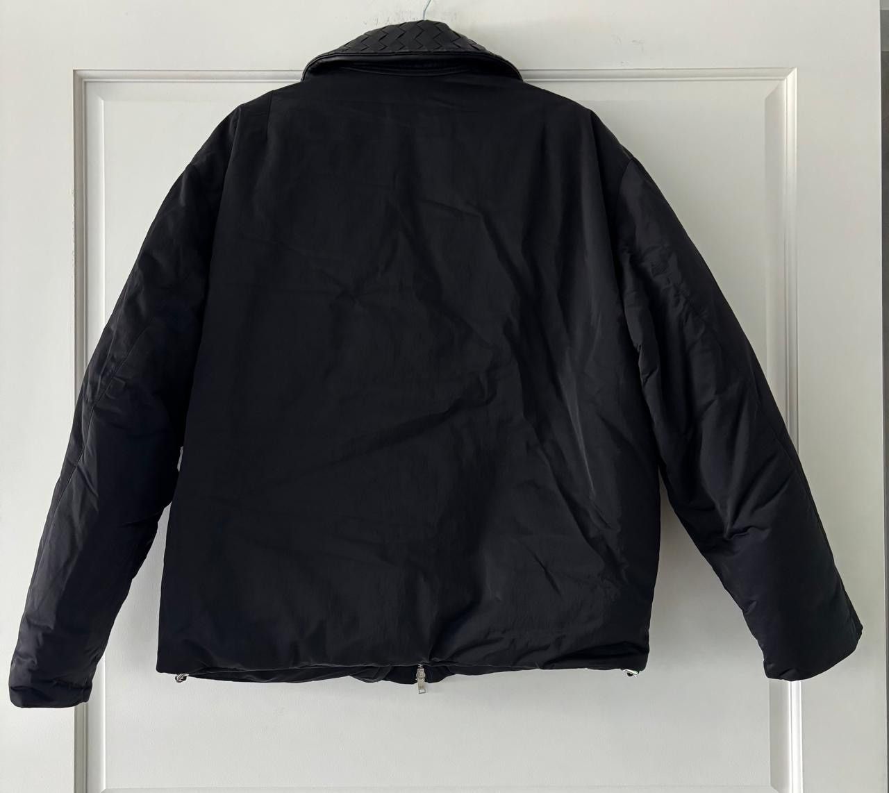 Bottega Veneta Bottega Veneta Intrecciato leather-trimmed down jacket Size US M / EU 48-50 / 2 - 4 Thumbnail