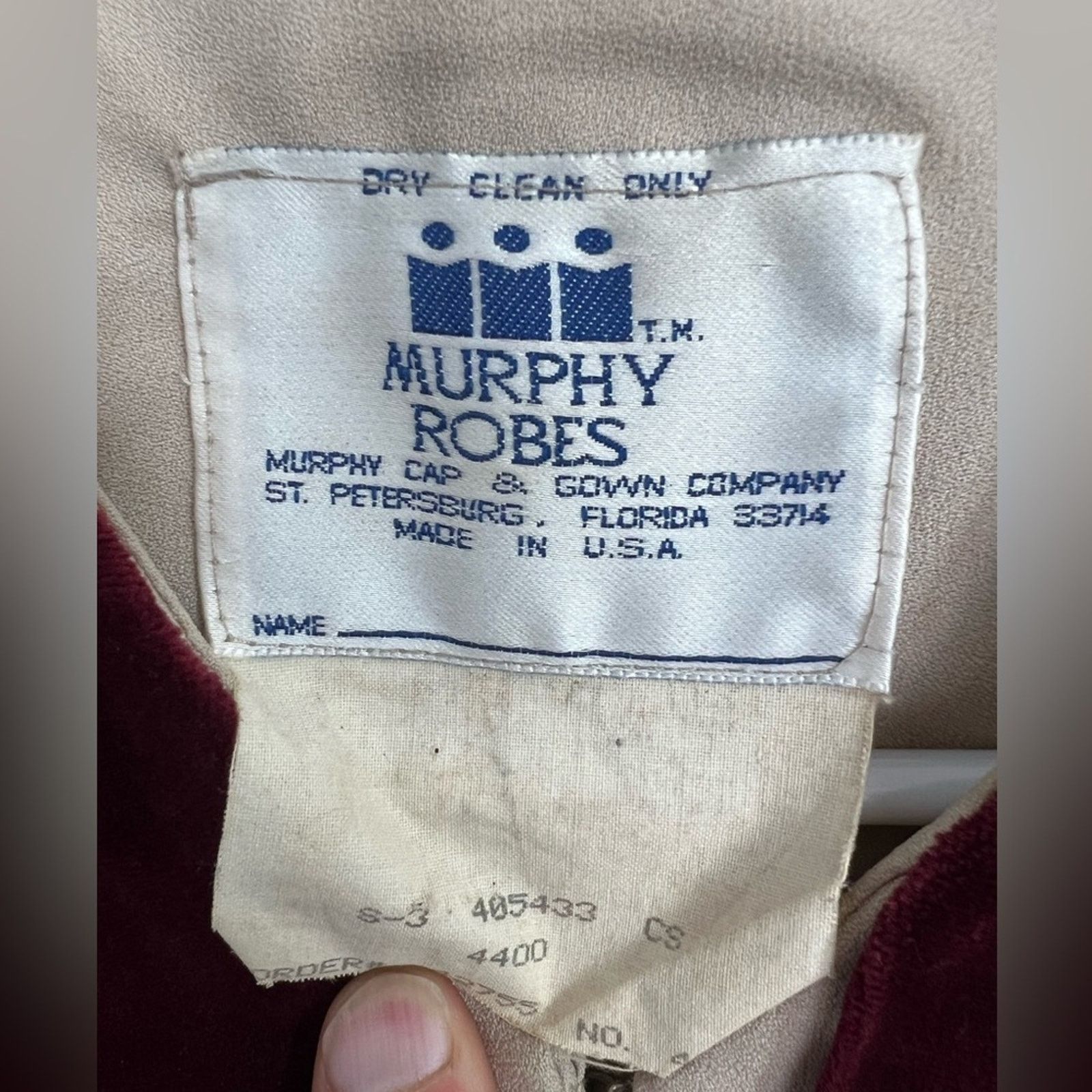 Other Vintage Murphy Robes Velvet Clergy Priest Bishop Robe USA Size US XXL / EU 58 / 5 - 4 Thumbnail