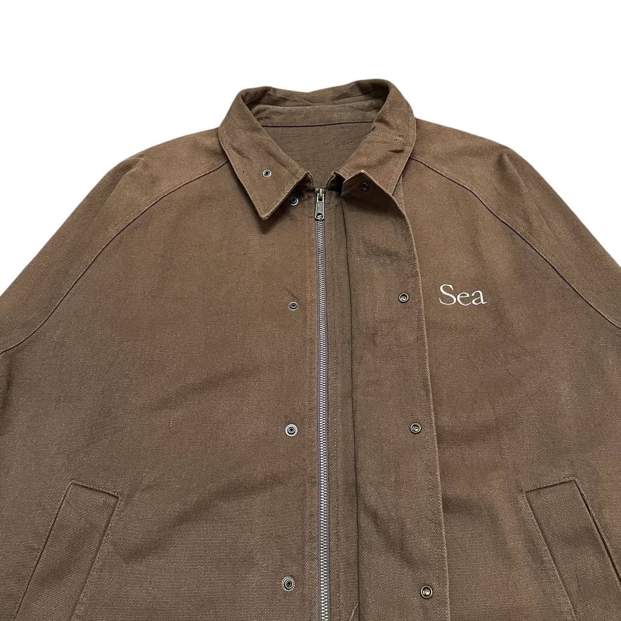 Japanese Brand Vintage Wind and Sea Canvas Brown Jacket Size US L / EU 52-54 / 3 - 9 Thumbnail