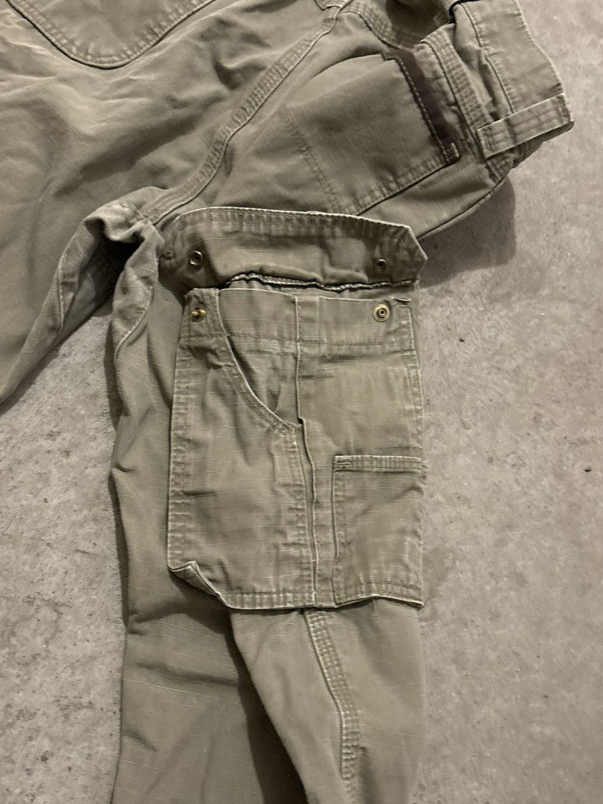 Wrangler Vintage Y2K Riggs Workwear By Wrangler Carpenter Cargo Pants Size US 38 / EU 54 - 12 Thumbnail