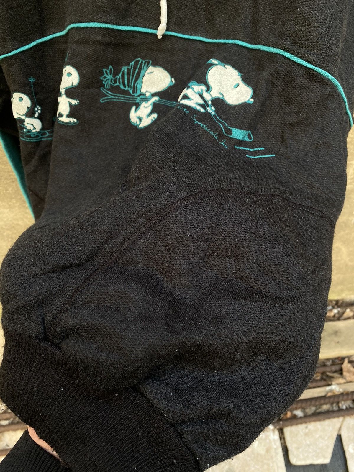 Peanuts × Vintage Vintage 1958 Peanuts Snoopy Team Baggy Hoodie Size US XL / EU 56 / 4 - 4 Thumbnail