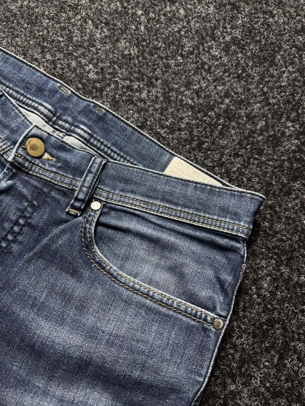 Diesel Luxury 00s Diesel Tepphar Slim Tapered Jeans Rock Y2K Denim Size US 30 / EU 46 - 8 Thumbnail