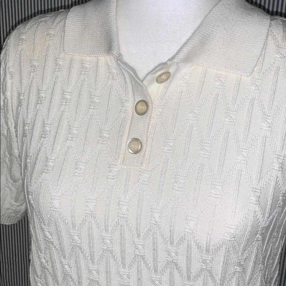 Designer Vintage Alfred Dunner Petite Collared Polo, MP Size M / US 6-8 / IT 42-44 - 3 Thumbnail