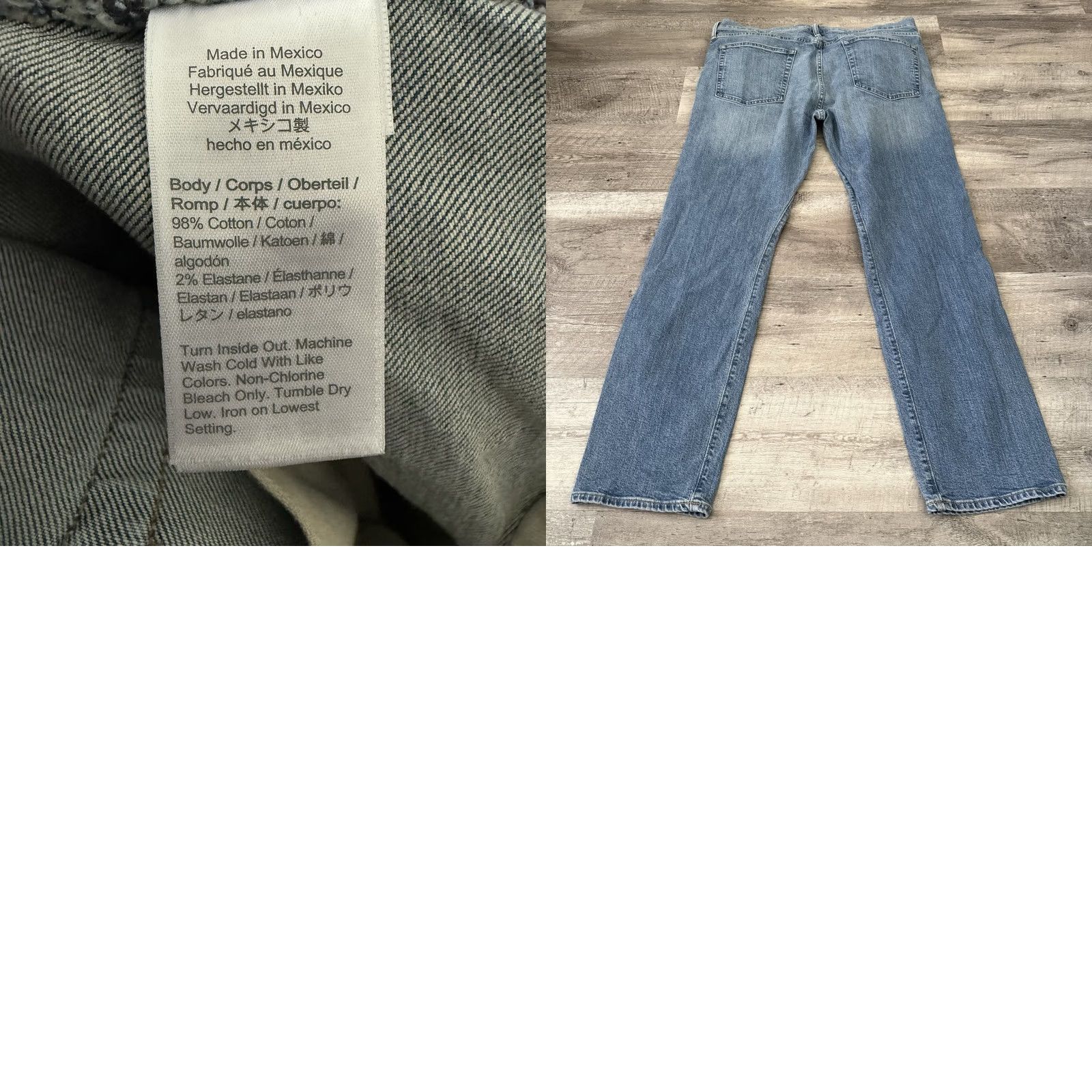 J.Crew J.CREW Jeans Mens 36x30 770 Straight Stretch Blue Denim Size US 36 / EU 52 - 8 Thumbnail