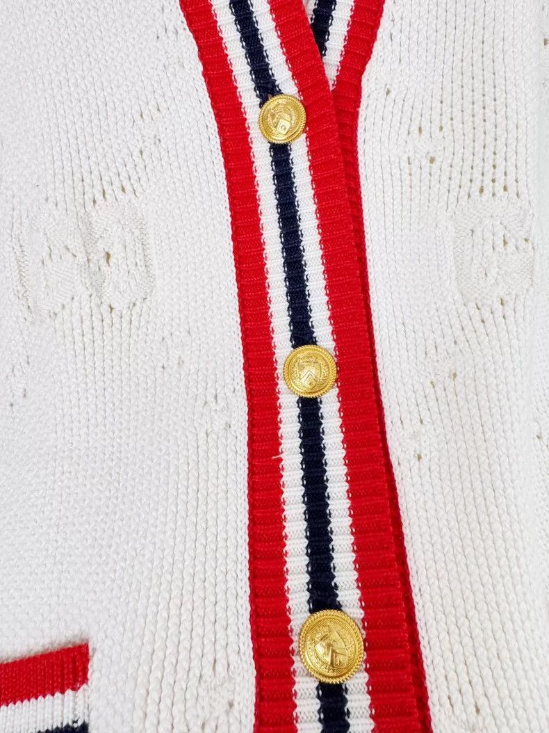 Gucci Gucci Knitted hollow cardigan jacket 2503-Nextarrow Size XS / US 0-2 / IT 36-38 - 2 Thumbnail