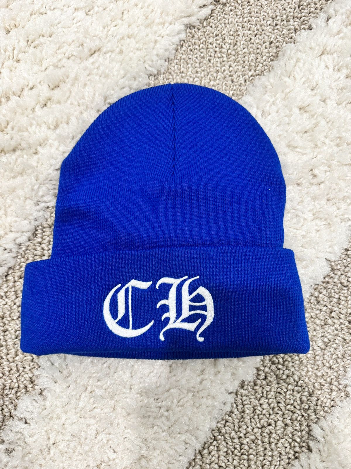 Chrome Hearts Chrome Hearts Blue CH Beanie Size ONE SIZE - 3 Thumbnail