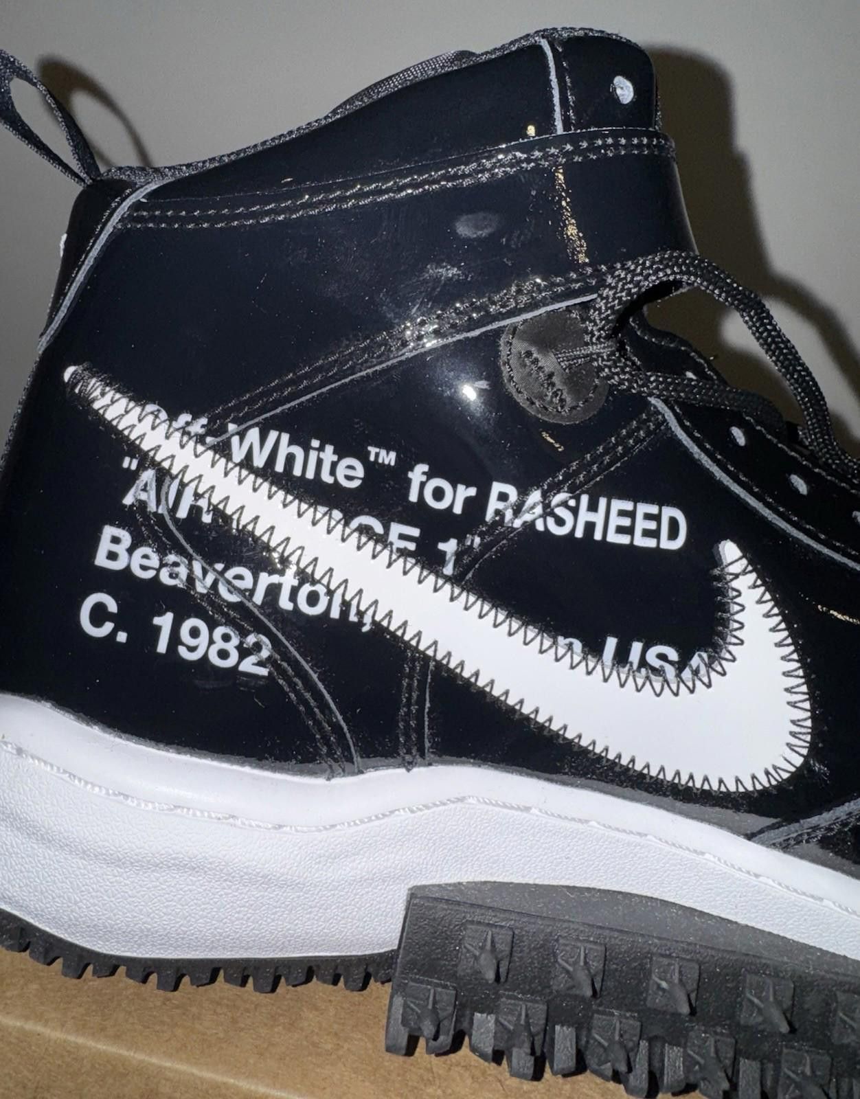 Nike Size 12 - Off-White x Nike Air Force 1 SP Leather Mid Sheed Size US 12 / EU 45 - 4 Thumbnail