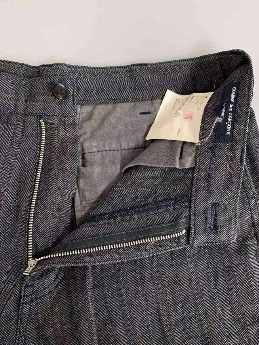 Comme des Garcons Homme 2004 Striped Wool Pants Size US 32 / EU 48 - 3 Thumbnail