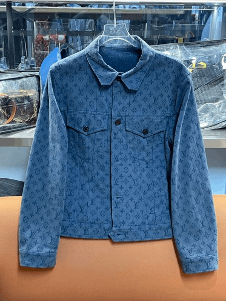 Louis Vuitton Louis Vuitton Monogram Jacquard Denim Jacket Size US M / EU 48-50 / 2 - 1 Thumbnail