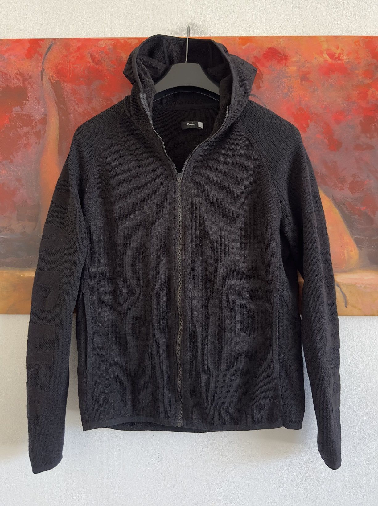 Rapha Rapha Black Cotton/Nylon Hoodie Size M Size US M / EU 48-50 / 2 - 2 Thumbnail