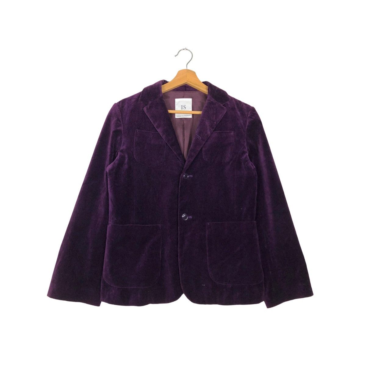 Issey Miyake 🔥VELVET DOUBLE BREAST COATS JACKET IS SUNOA KUWAHARA JAPAN Size US M / EU 48-50 / 2 - 2 Thumbnail
