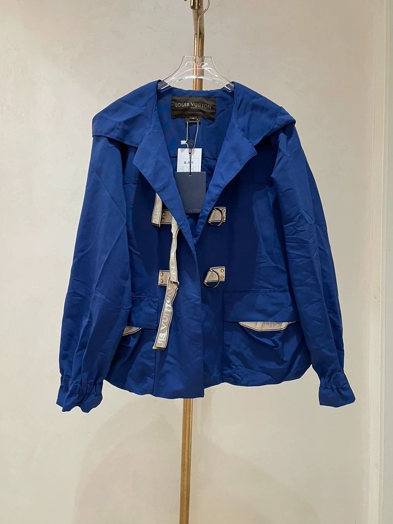 Louis Vuitton Louis Vuitton Short Coat in Dark Blue - dmc Size US L / EU 52-54 / 3 - 1 Thumbnail