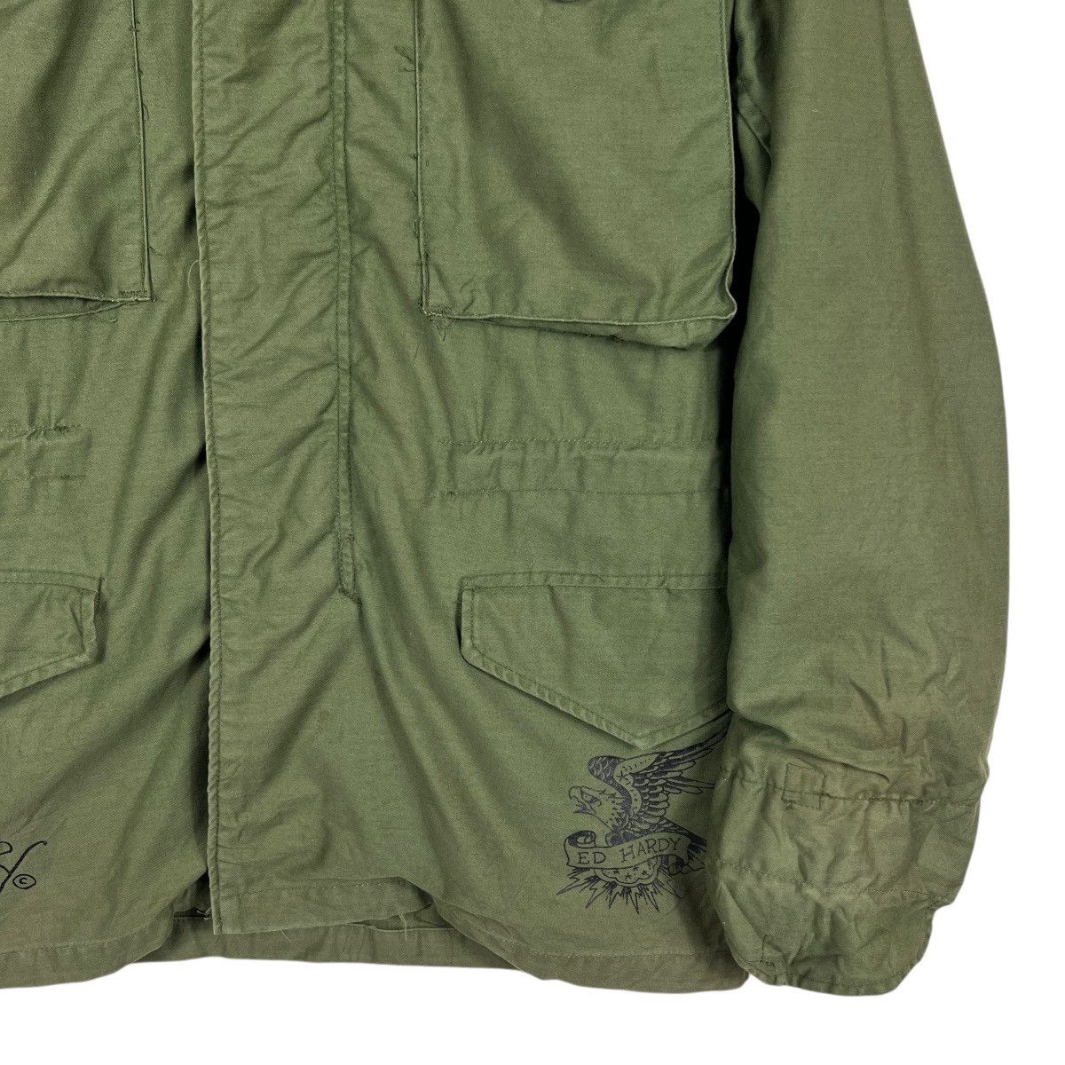 Ed Hardy Vintage Ed Hardy Alpha Industries M 65 Field Jacket Size US S / EU 44-46 / 1 - 6 Thumbnail