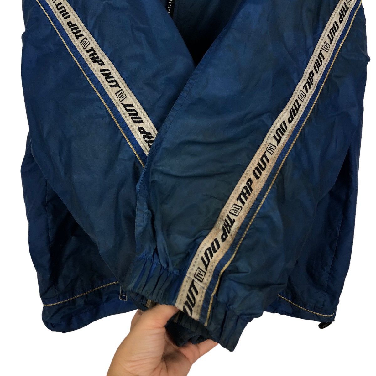 Hysteric Glamour 🔥Vintage Windbreaker Tap Out Striped Big Logo Spell Out Size US M / EU 48-50 / 2 - 12 Thumbnail