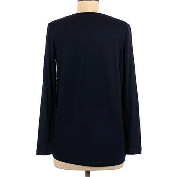 Other Lafayette 148 Wool Baseball Jersey Sz M Long Sleeve Color Bl Size M / US 6-8 / IT 42-44 - 7 Thumbnail