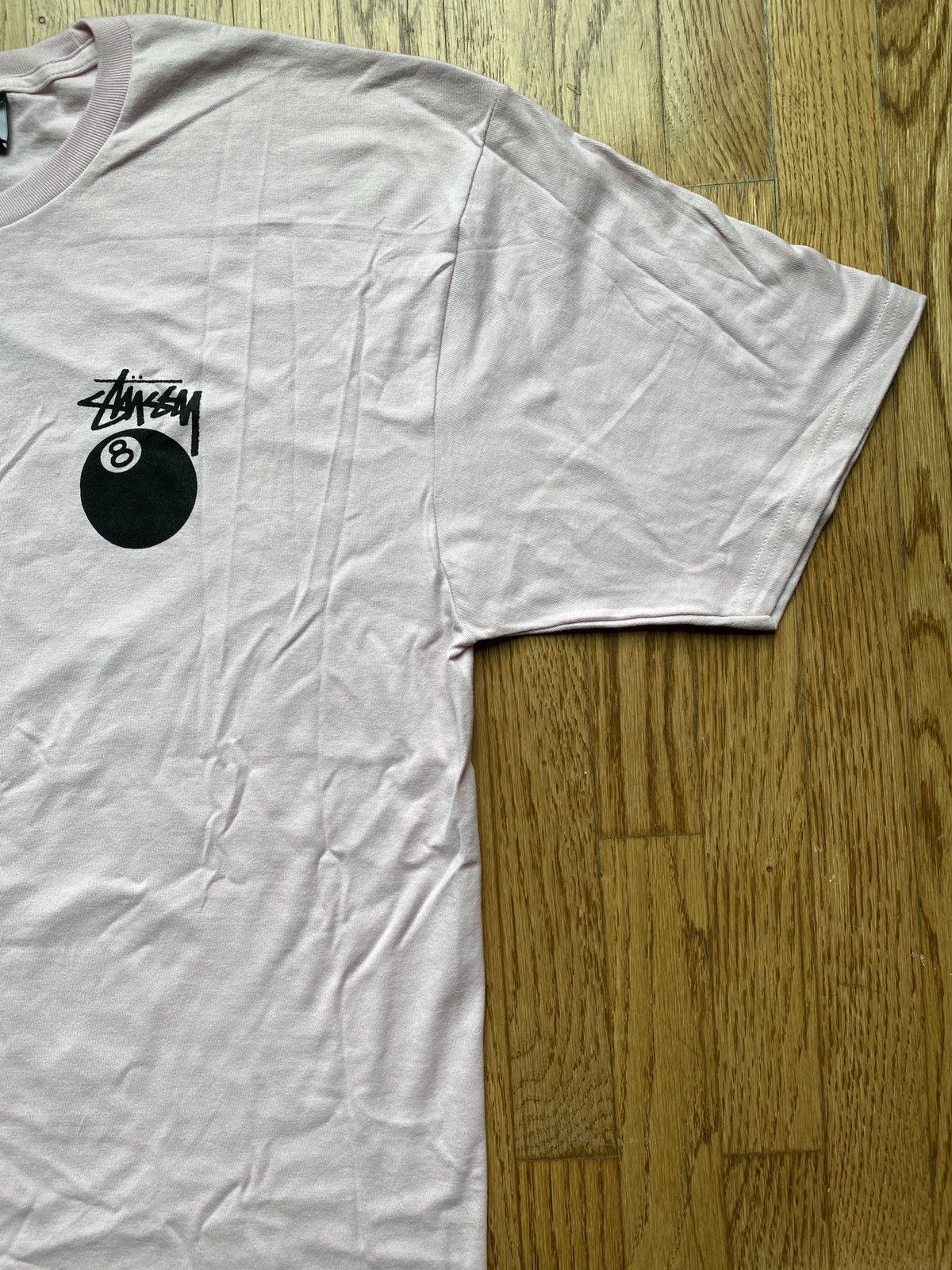 Stussy Stussy 8 Ball Tee Light Pink Size XL Size US XL / EU 56 / 4 - 7 Thumbnail