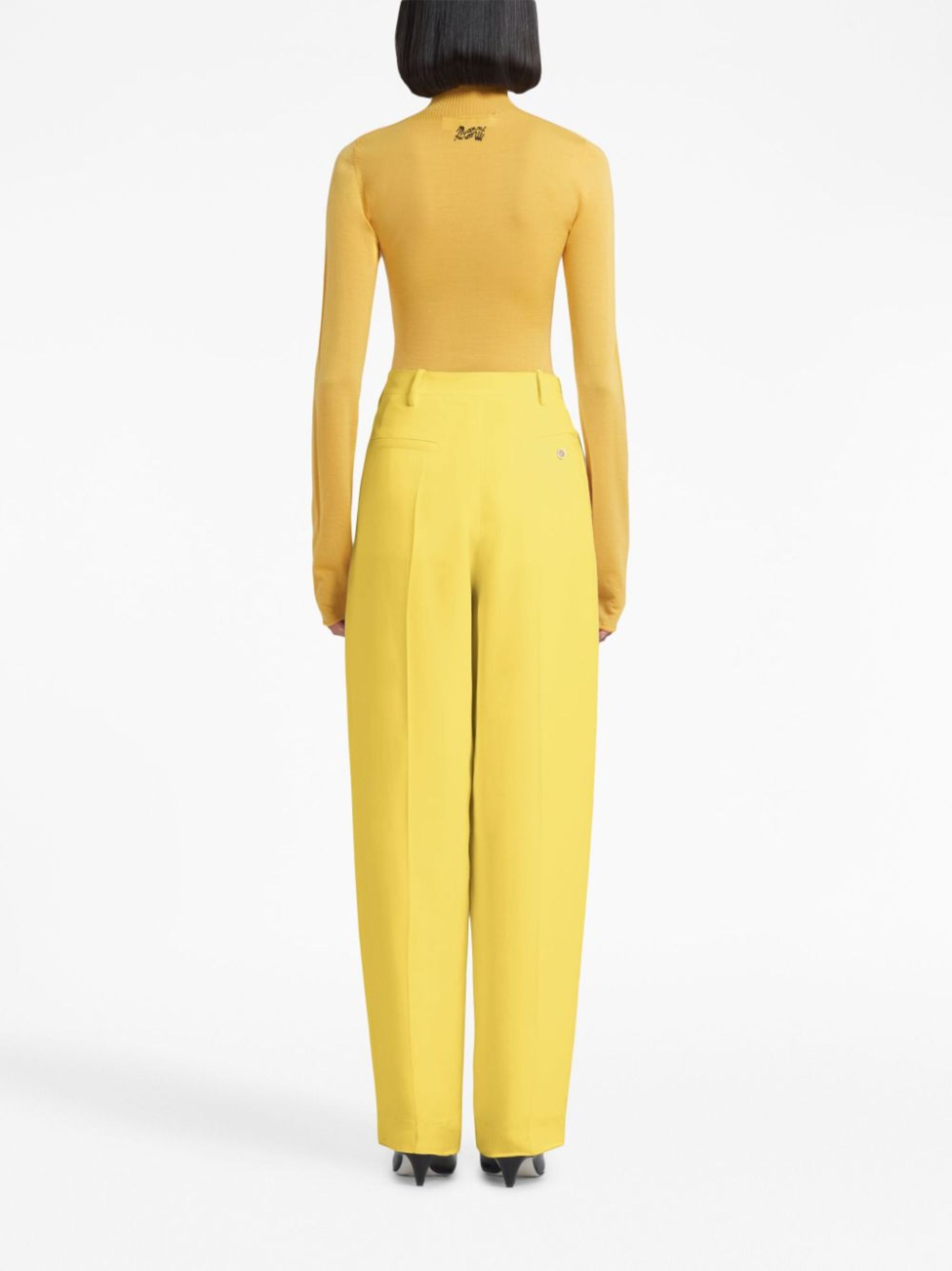 Marni o1w1db10125 Pants in Yellow Size 32" / US 10 / IT 46 - 5 Thumbnail