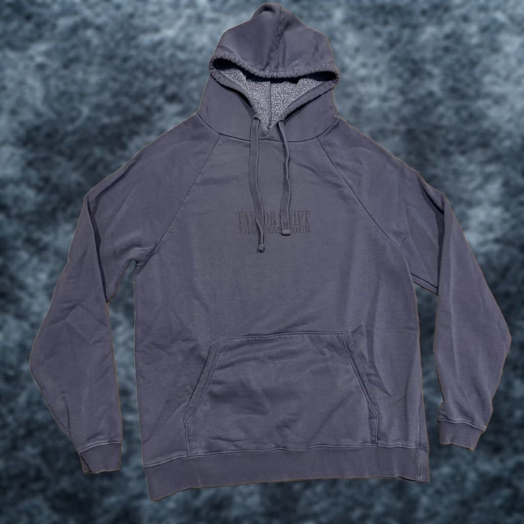 Vintage Taylor Swift The Eras Tour 2023 Hoodie Sweatshirt Medium Blue Gray Pullover Size M / US 6-8 / IT 42-44 - 1 Thumbnail