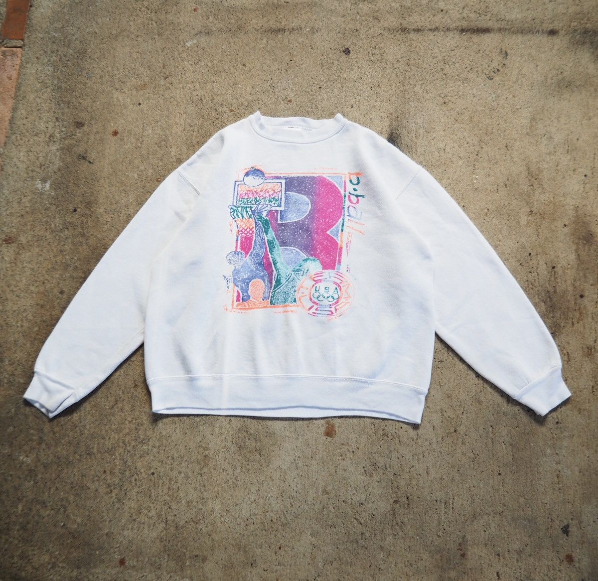 USA Olympics 1992 official USA olimpic basketball crewneck sweatshirt Size L / US 10 / IT 46 - 1 Thumbnail