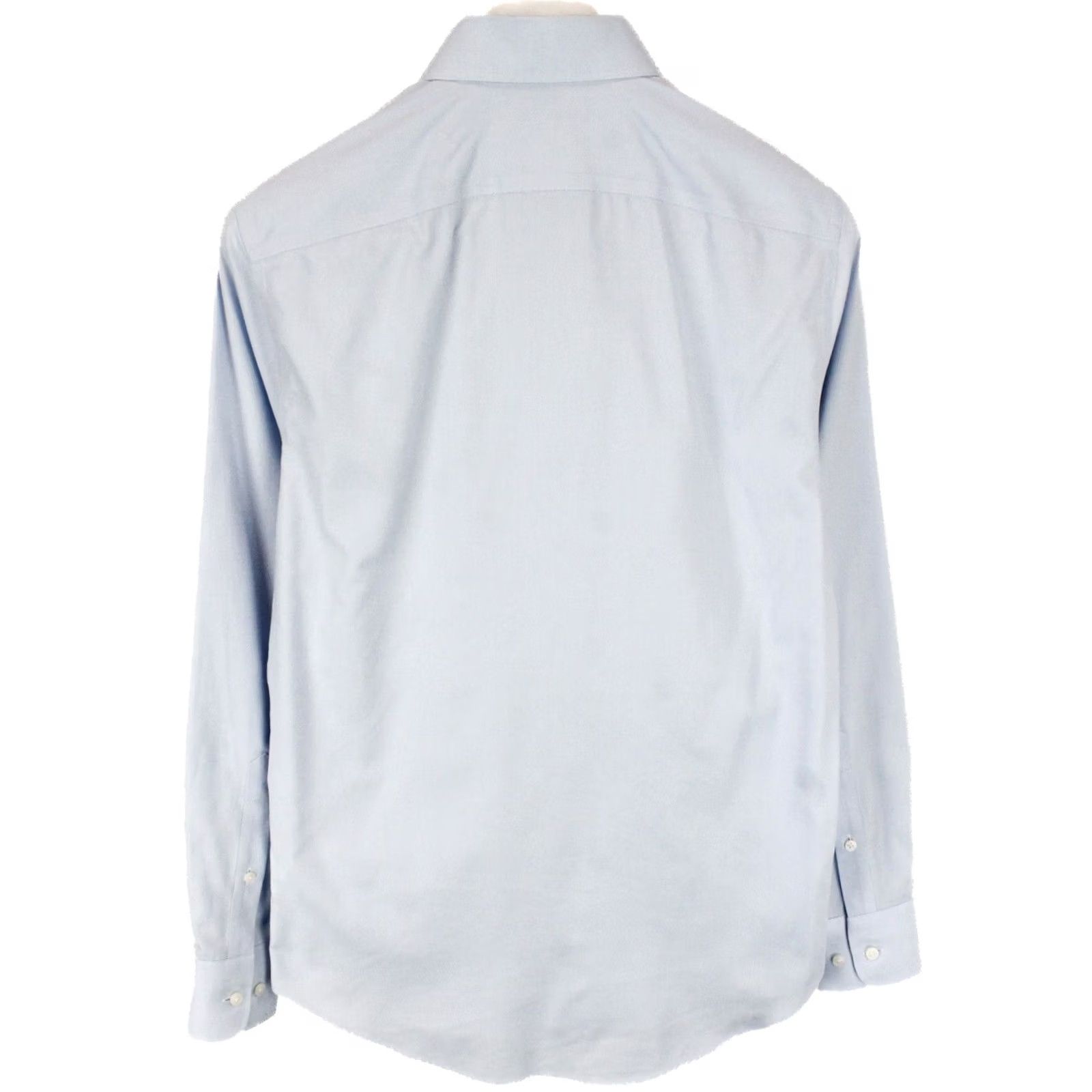 Suitsupply SUITSUPPLY Shirt Men 37 14.5 Blue Slim Fit Spread Collar Formal Button Up Cotton Size 36R - 2 Thumbnail