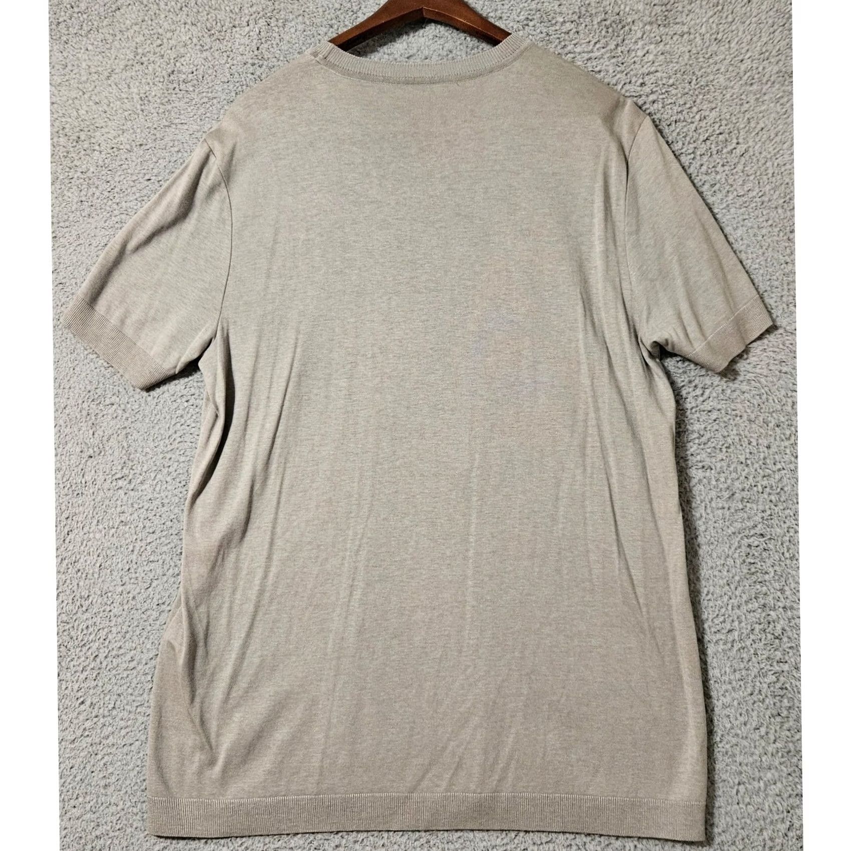 Allsaints AllSaints Short Sleeve Parlour Crewneck T Shirt Men 2XL Gray Modal Blend Size US XXL / EU 58 / 5 - 2 Thumbnail