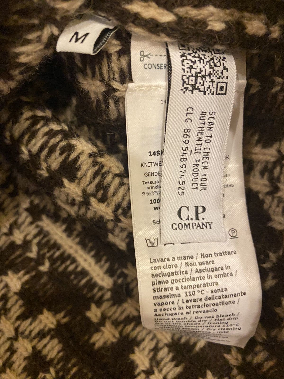 C.P. Company × Palace Palace x C.P. Company Lambswool Knit Sweater Size US M / EU 48-50 / 2 - 5 Thumbnail