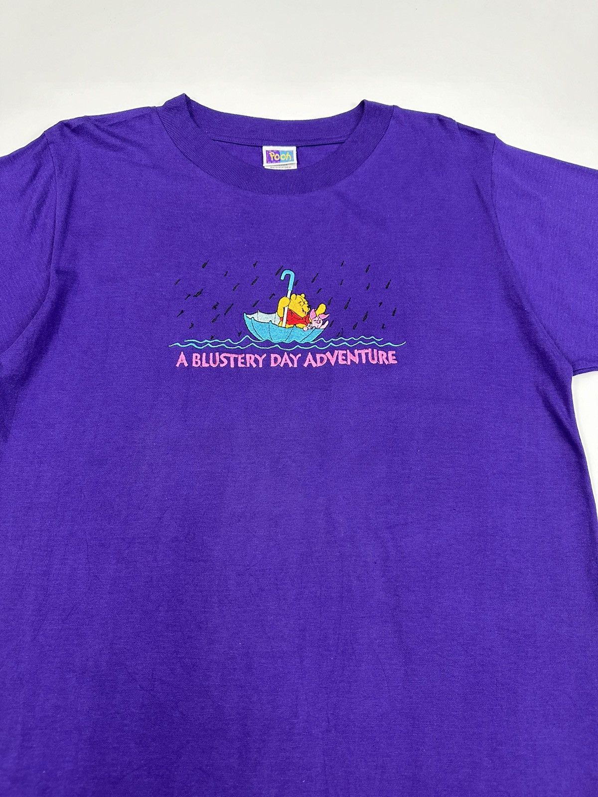 Disney Disney Pooh Embroidery Adventure TShirt A645 Size US L / EU 52-54 / 3 - 2 Thumbnail