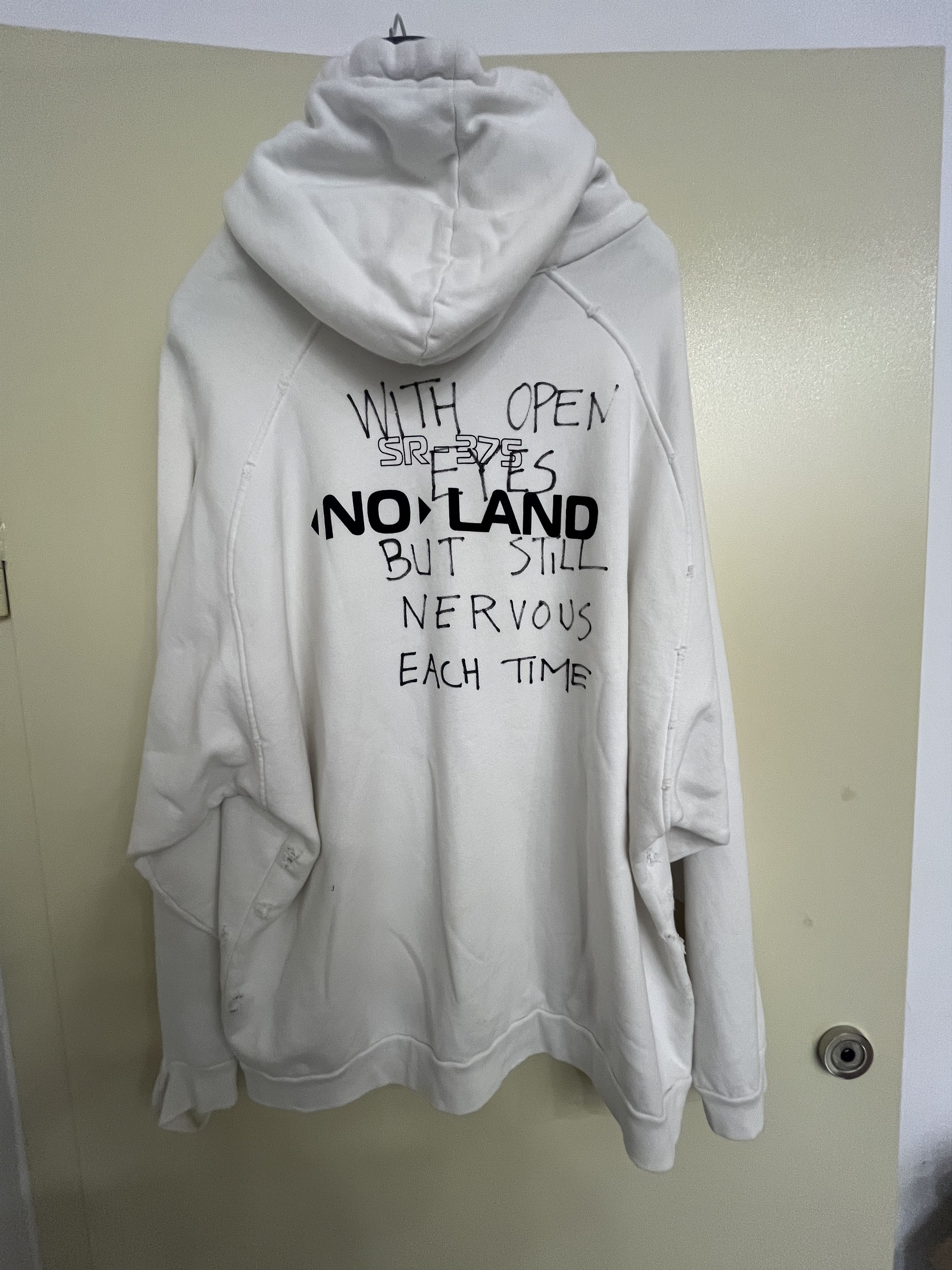 Raf Simons Raf Simons “Life On Mars” Distressed Zip Hoodie – Rare Piece Size US S / EU 44-46 / 1 - 7 Thumbnail