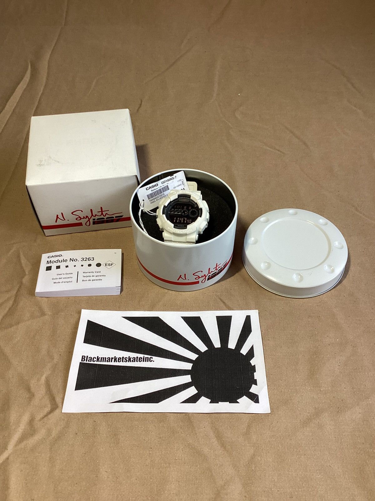 G Shock Casio G-Shock x Nigel Sylvester GD-100NS-7 3263 White BMX Size ONE SIZE - 9 Thumbnail