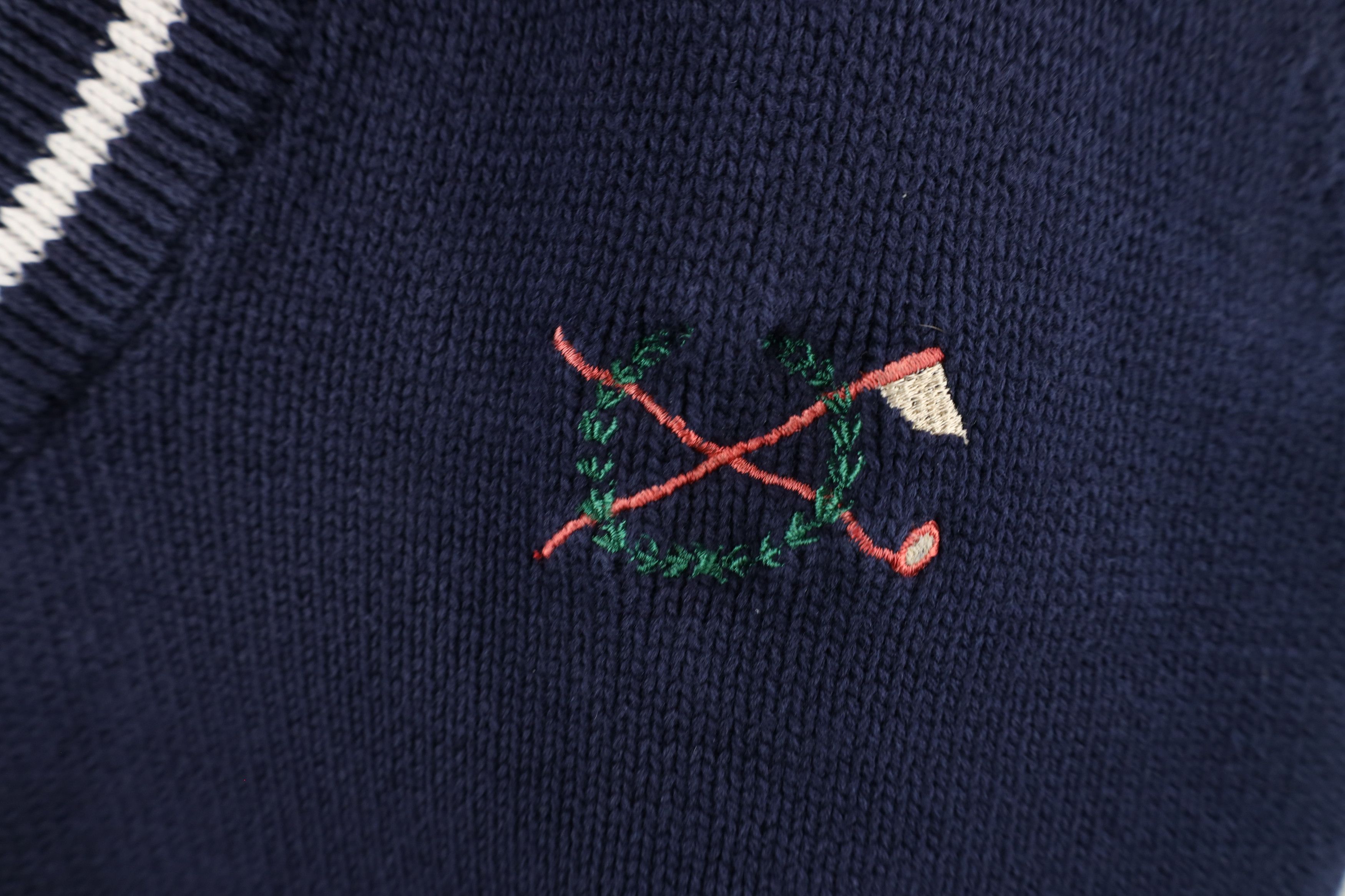 Vintage Vintage 90s Streetwear Dapper Golf Cotton Knit Sweater Vest Size US M / EU 48-50 / 2 - 4 Thumbnail