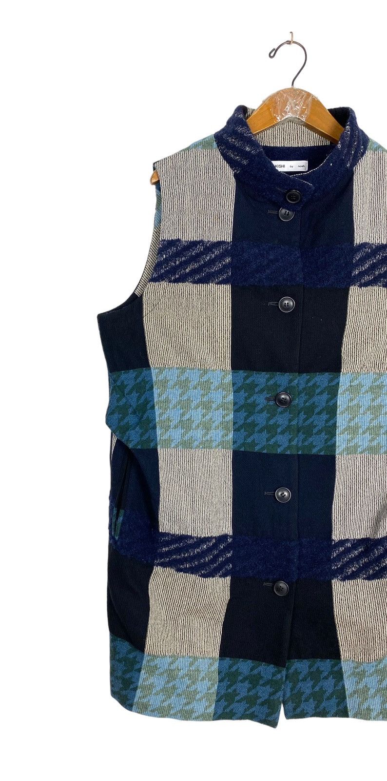 Japanese Brand Rare‼️ Keiko Kishi by Nosh Wool Dress Sleeveless Made Japan Size M / US 6-8 / IT 42-44 - 2 Thumbnail