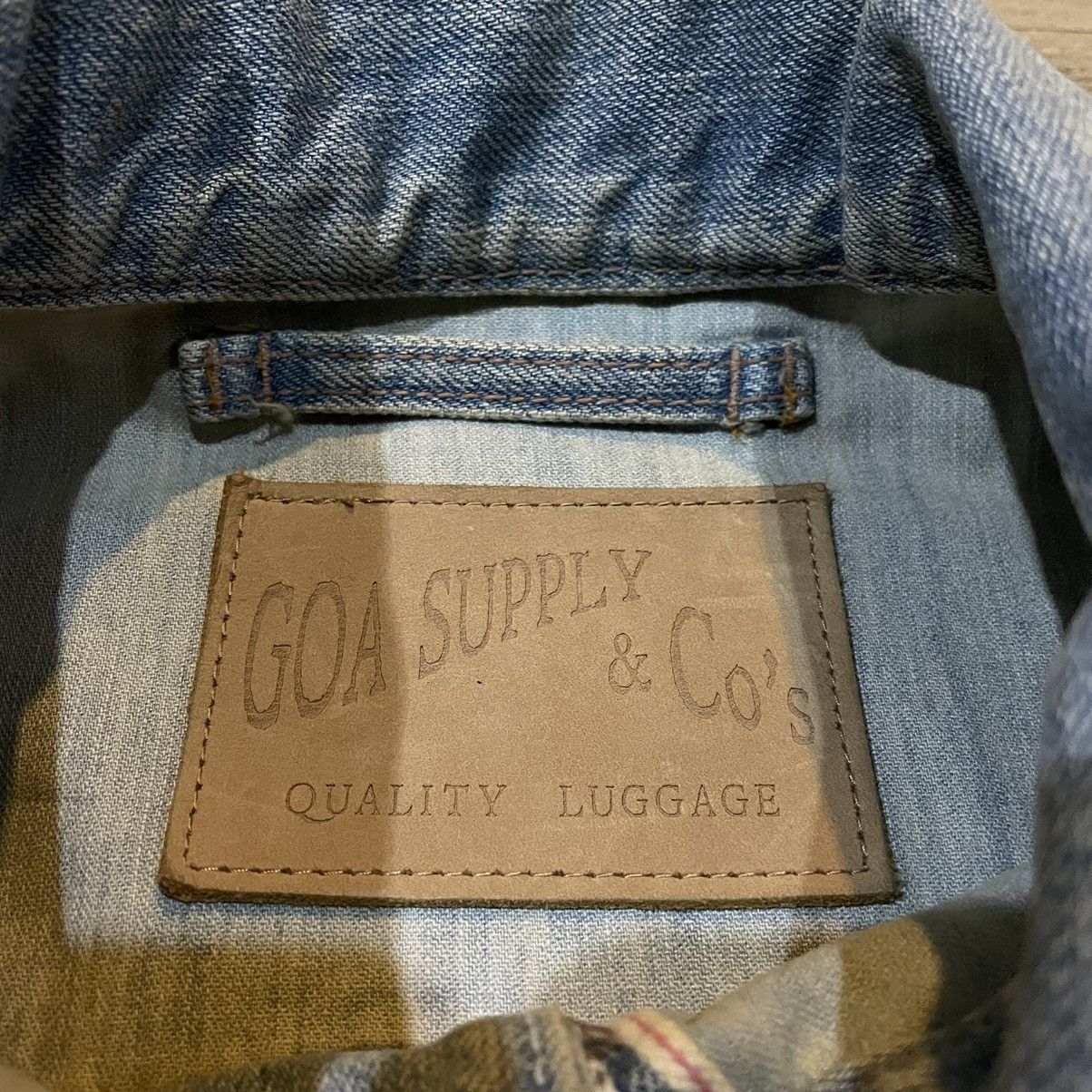 GOA Goa selvedge distressed denim jacket Size US S / EU 44-46 / 1 - 8 Thumbnail