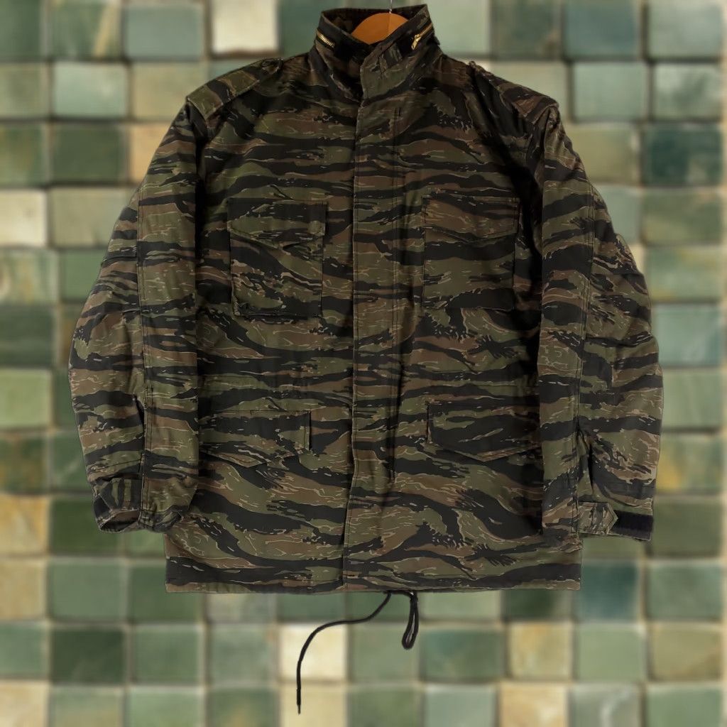 Rothco VINTAGE US Army M65 Jacket Tiger Stripe Rothco w/ Liner Mens M Size US M / EU 48-50 / 2 - 1 Thumbnail