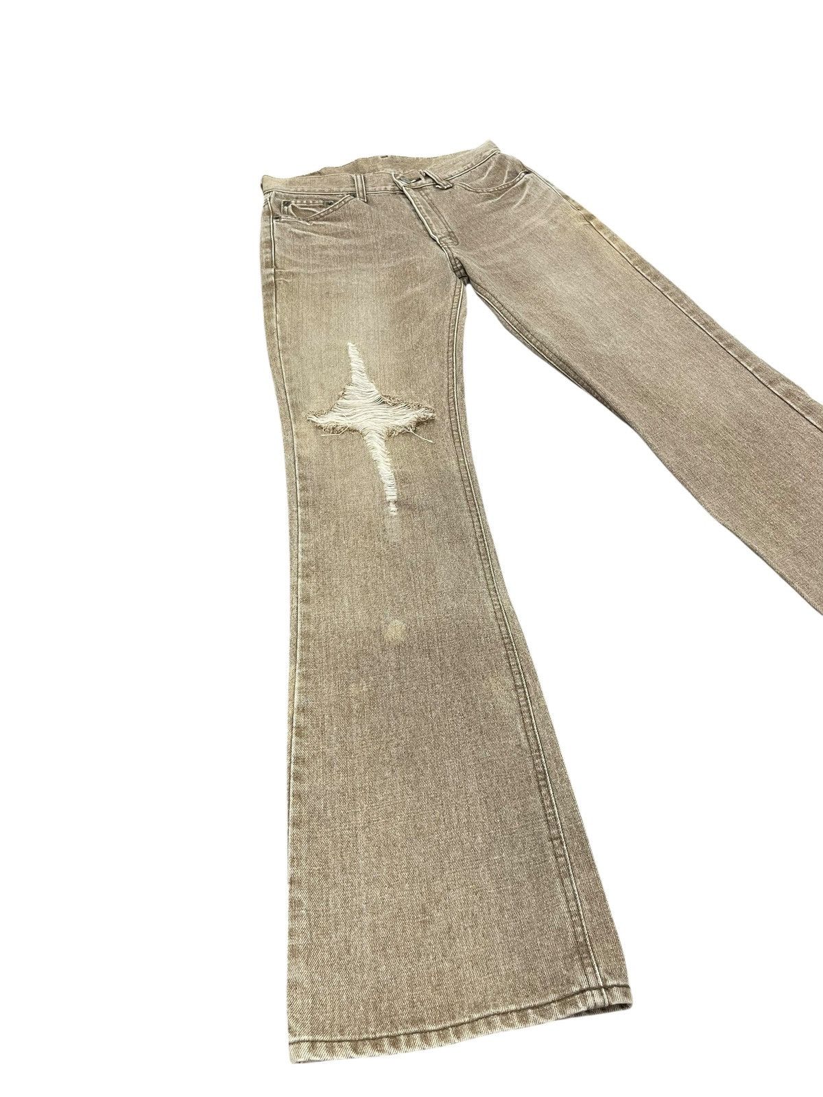 Le Grande Bleu (L.G.B.) Flare Jeans Vtg Bobson Japan Faded Distress Boot Cut Size US 29 - 1 Thumbnail