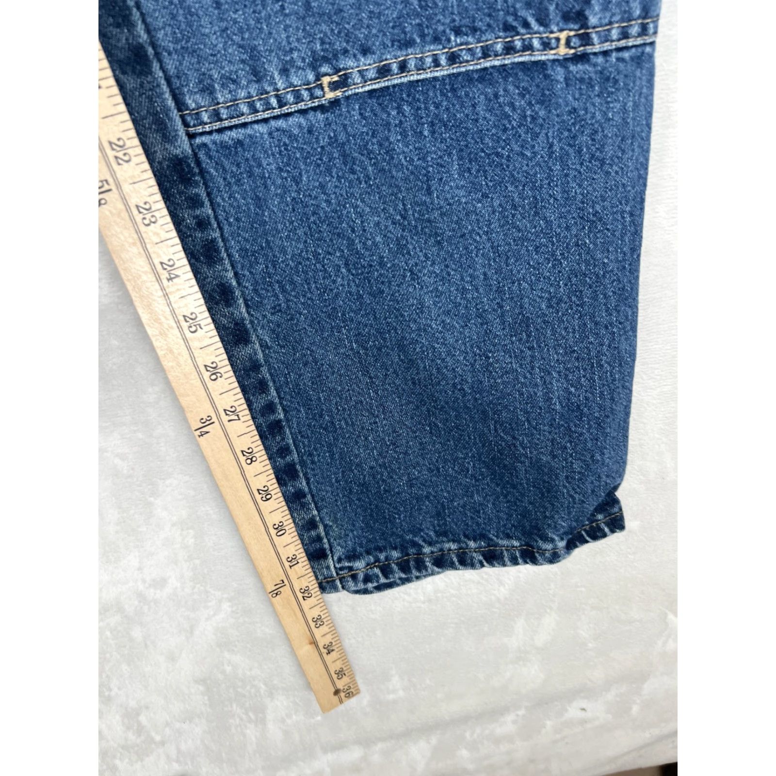 Dickies Dickies Jeans Mens 38x32 Blue Relaxed Straight Denim Work Pants Size US 38 / EU 54 - 3 Thumbnail