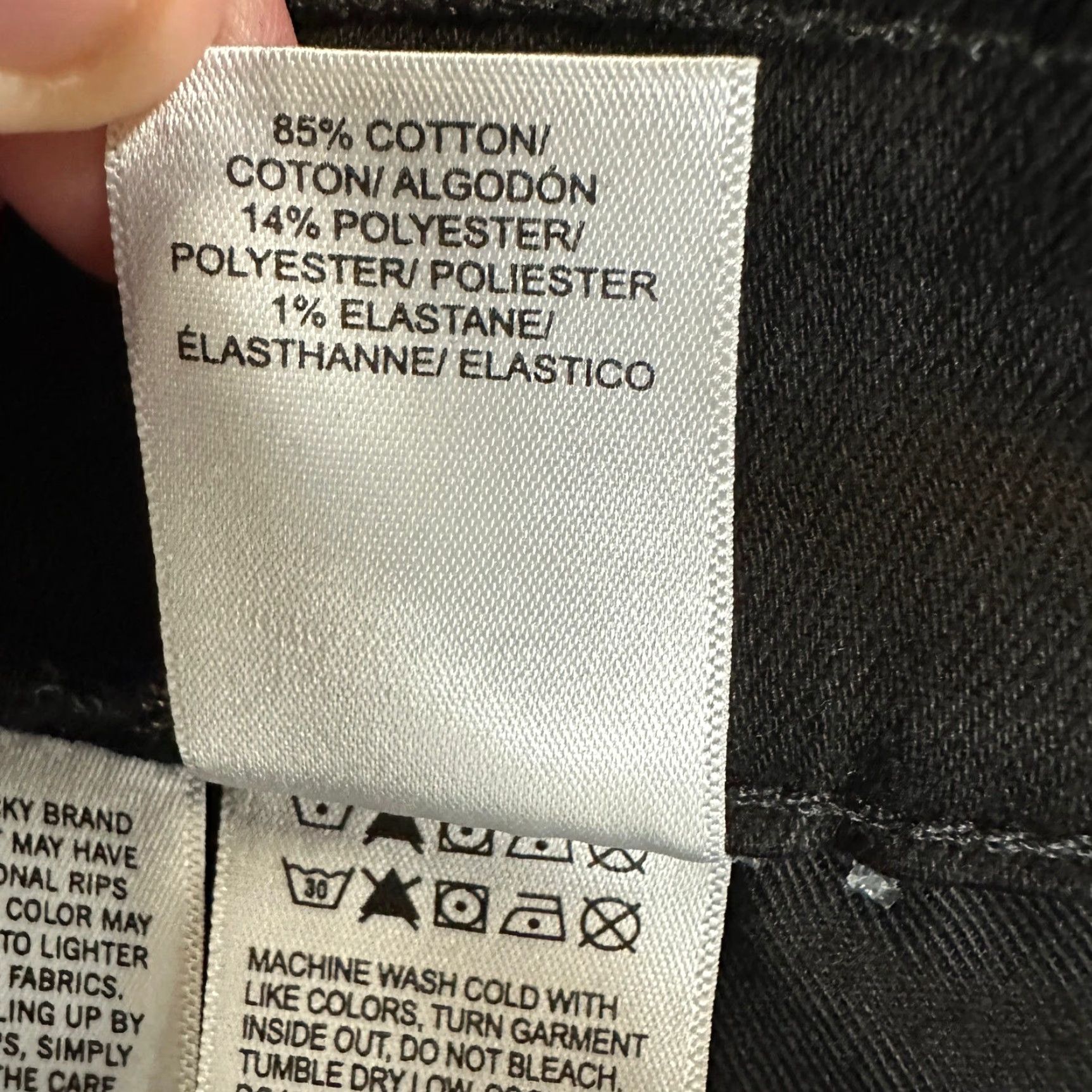 Lucky Brand Lucky Brand 412 Jeans Mens Slim Athletic Dark Denim 32 Regular Distressed Mid Rise 32x32 New with Tags Mens Size US 32 / EU 48 - 7 Thumbnail