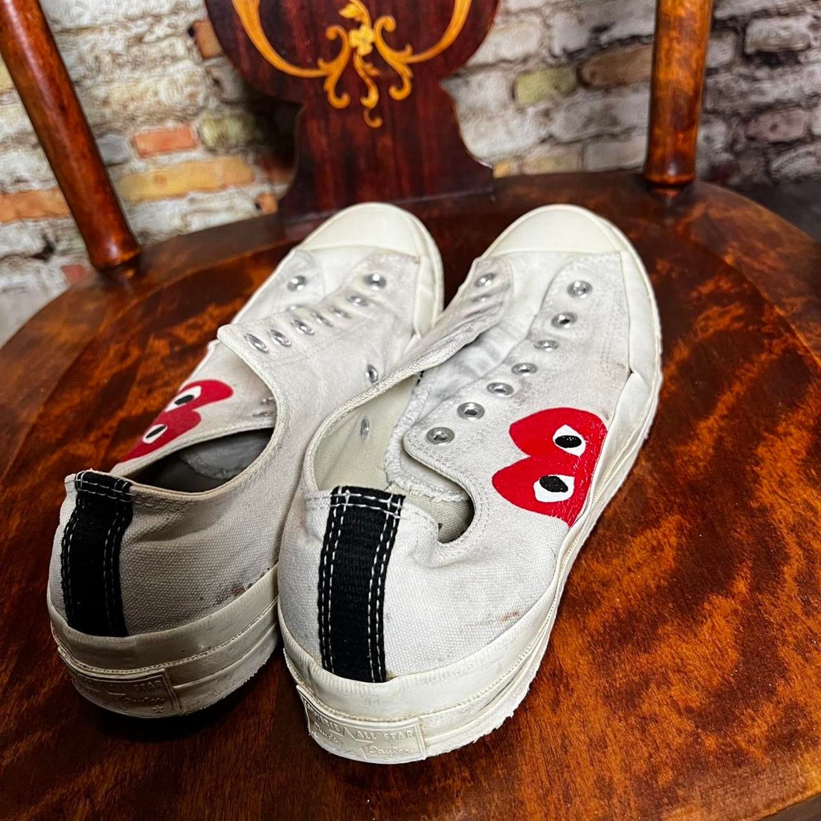 Converse Converse x PLAY Comme des Garçons Chuck 70 Size US 10.5 / EU 43-44 - 5 Thumbnail
