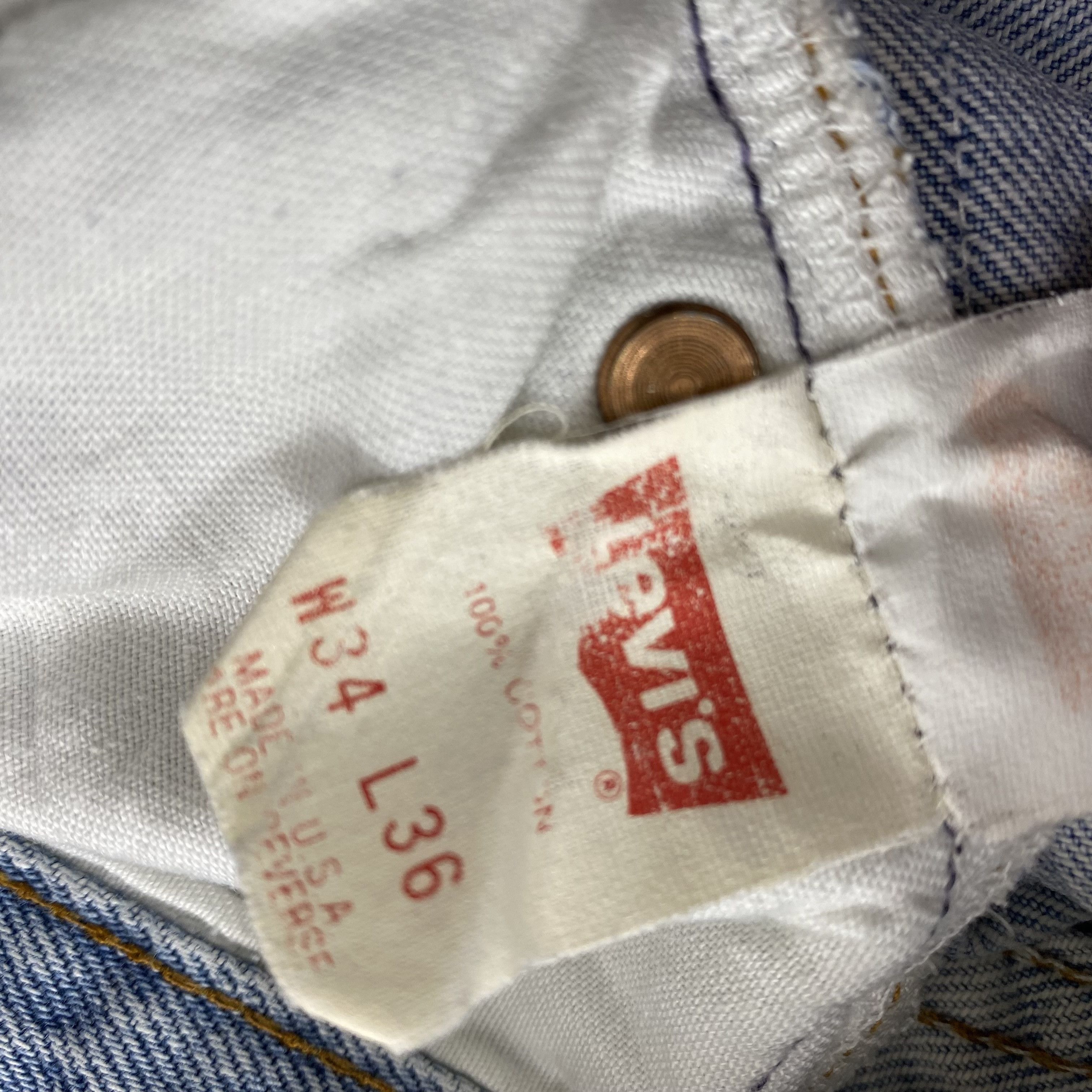 Levi's Vintage Clothing Levis Distressed Blue Vintage Jeans 31x31 Denim-JN4015 Size US 31 - 10 Thumbnail