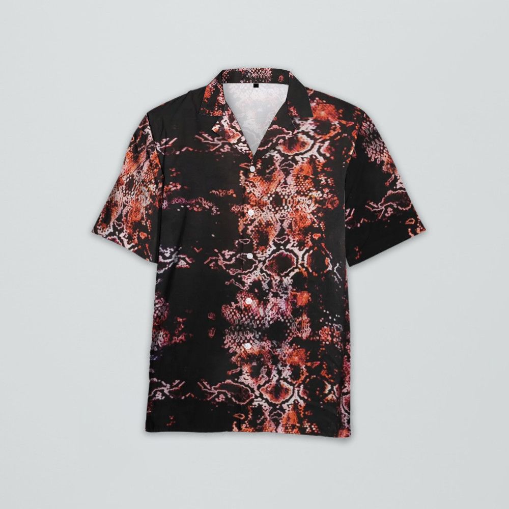 Designer Mono snake shirt - Sleek, Striking, Serpentine Size US M / EU 48-50 / 2 - 1 Thumbnail