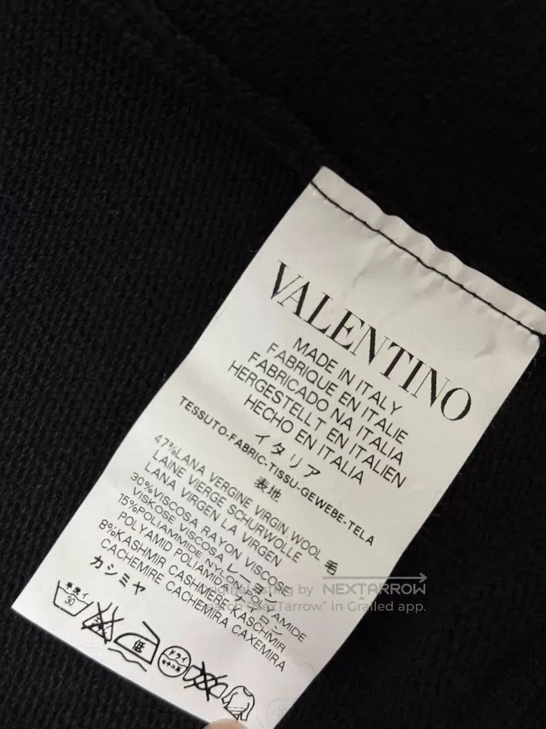 Valentino Valentino Wool pleated knitted cardigan| Size M / US 6-8 / IT 42-44 - 7 Thumbnail