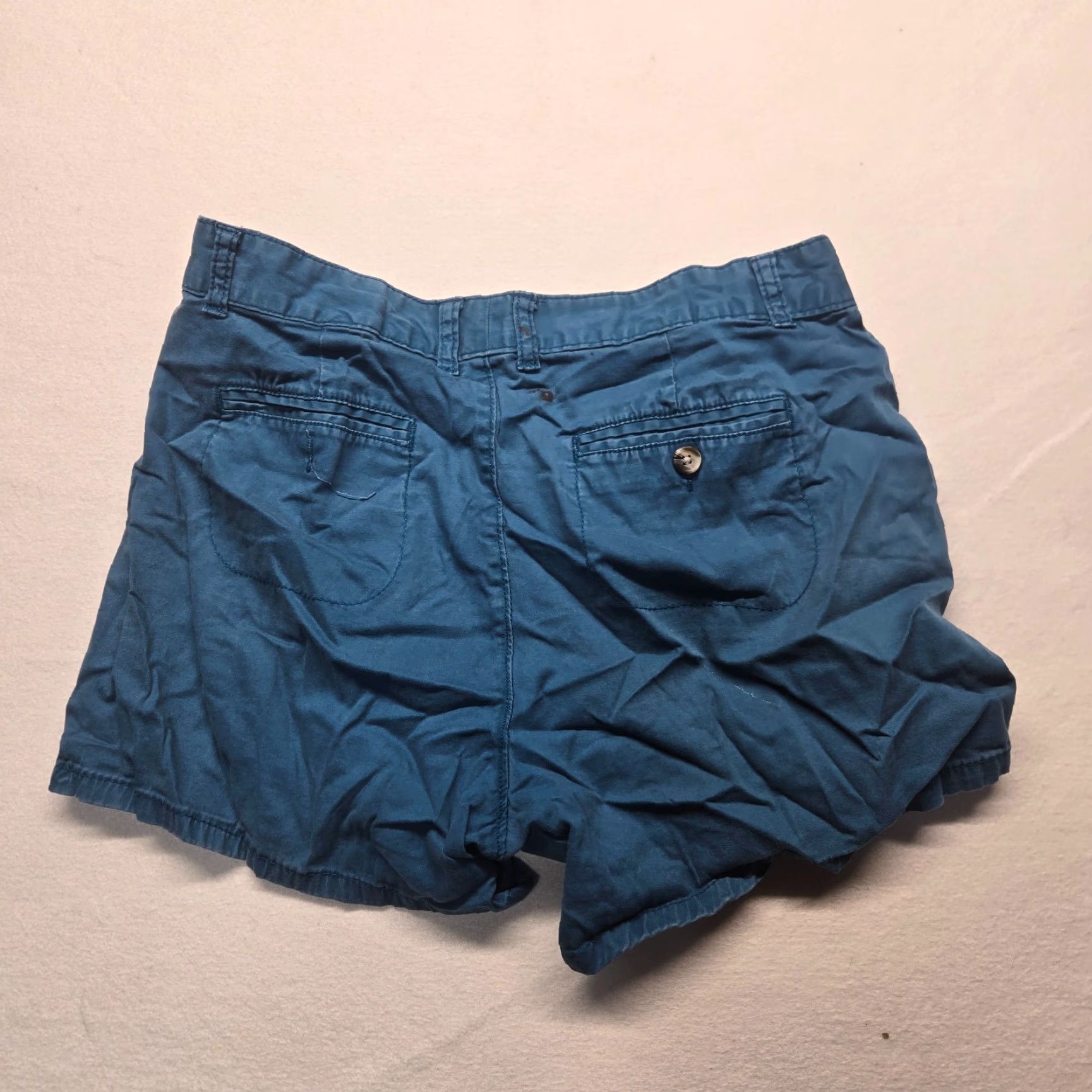 Dockers DOCKERS Blue Flat Front Chino Shorts Adult Women Size 8 Denim? Wait Size 30" / US 8 / IT 44 - 7 Thumbnail